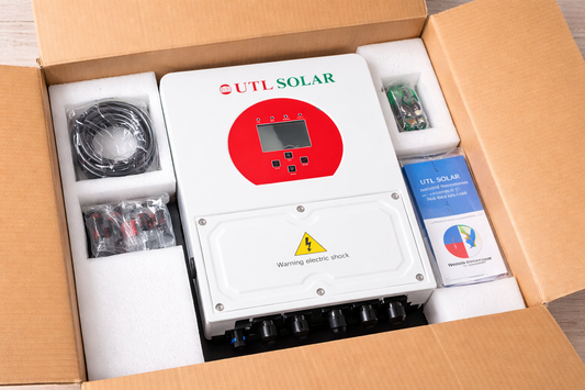 UTL Solar 3kW Hybrid Inverter – Supports Battery & Batteryless Operation