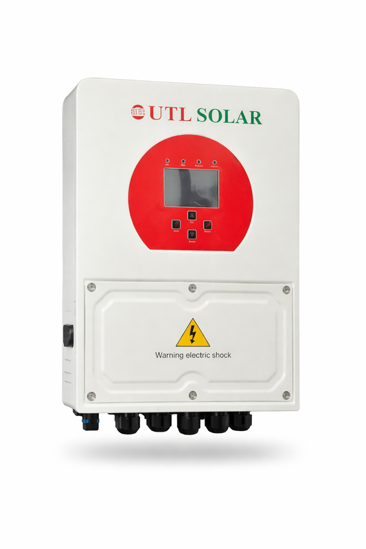 UTL Solar 3kW Hybrid Inverter – Supports Battery & Batteryless Operation