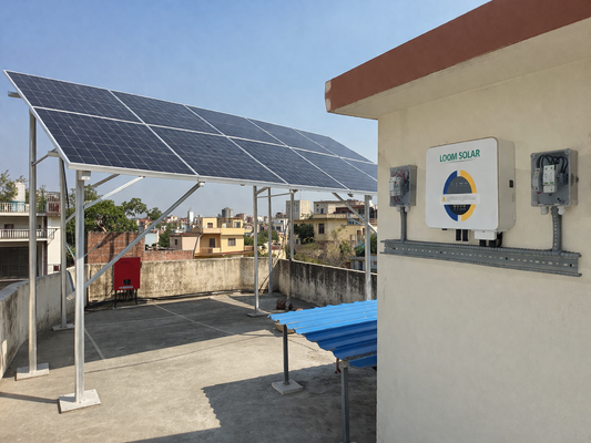 5kW Loom Solar On Grid Solar Plant Under PM SURYA GHAR SCHEME